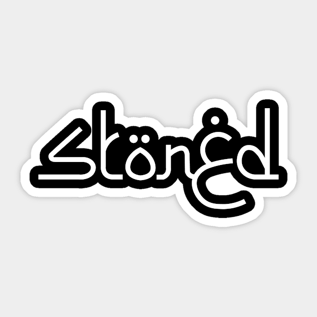 Stoned in Arabic Sticker by Periaz